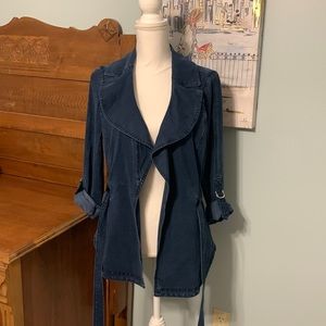 EUC Soft blue denim Jacket by WHBM size 6